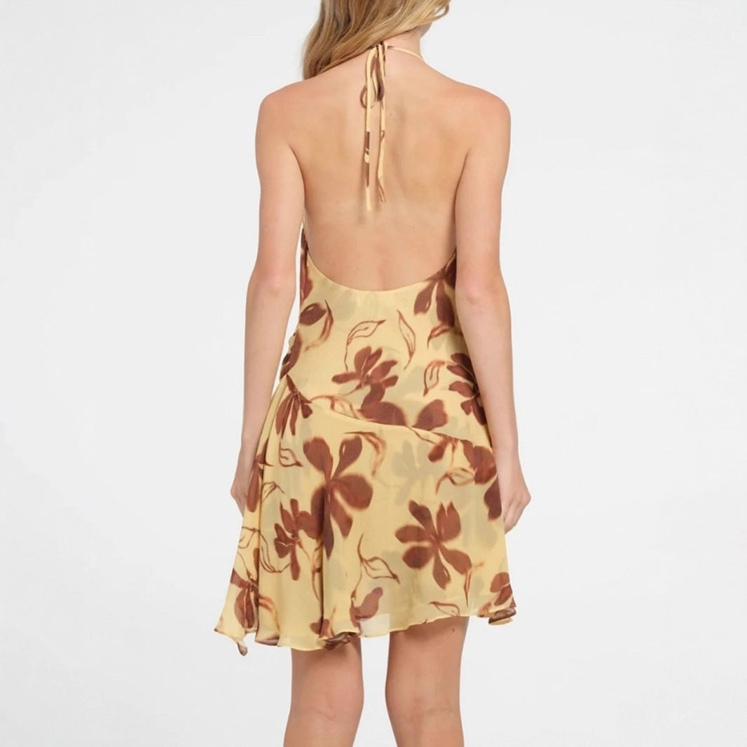 Damen Sommerliches A-Linienkleid mit floralem Druck R&B