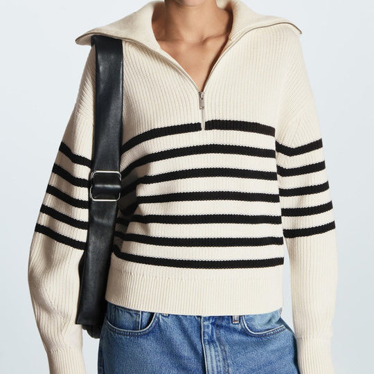 Damen Strickpullover im maritimen Stil R&B