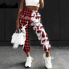 Damen Freizeithose mit lustigem Schneemann-Design R&B