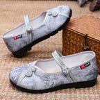 Damen ballerina Schuhe mit floralem Design R&B