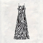 Damen Maxikleid im modernen ZR&Bra-Design mit schmalen Trägern und fließender Silhouette R&B