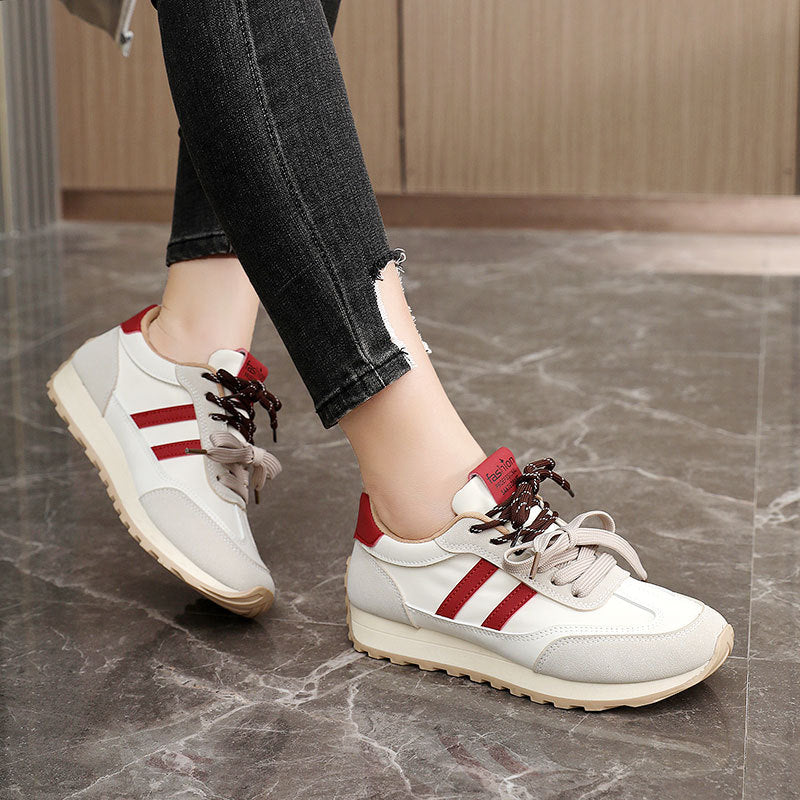 Damen Sportliche Laufschuhe mit rutschfester Profilsohle und atmungsaktiver Oberstruktur R&B