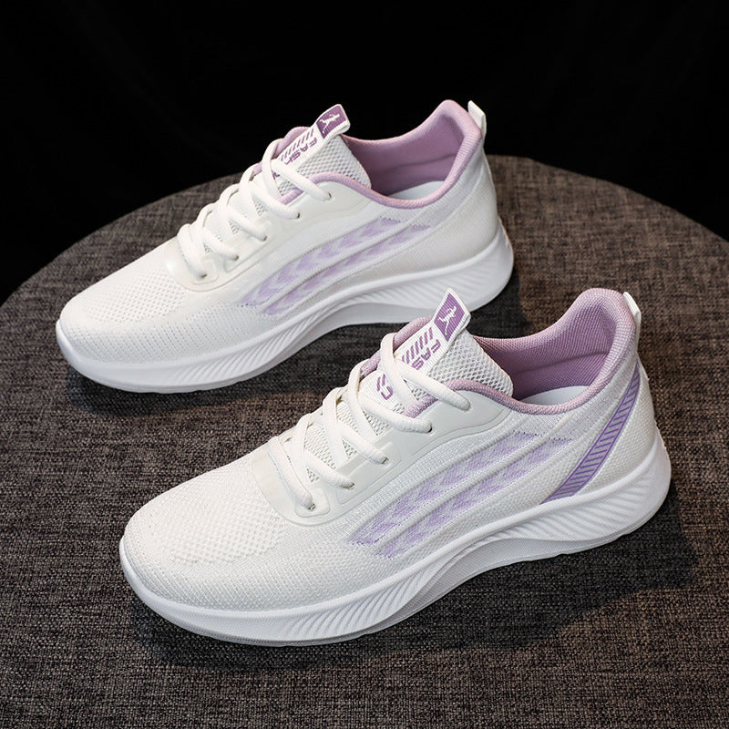 Damen Atmungsaktive Sport Sneakers mit flexiblem Strickdesign R&B