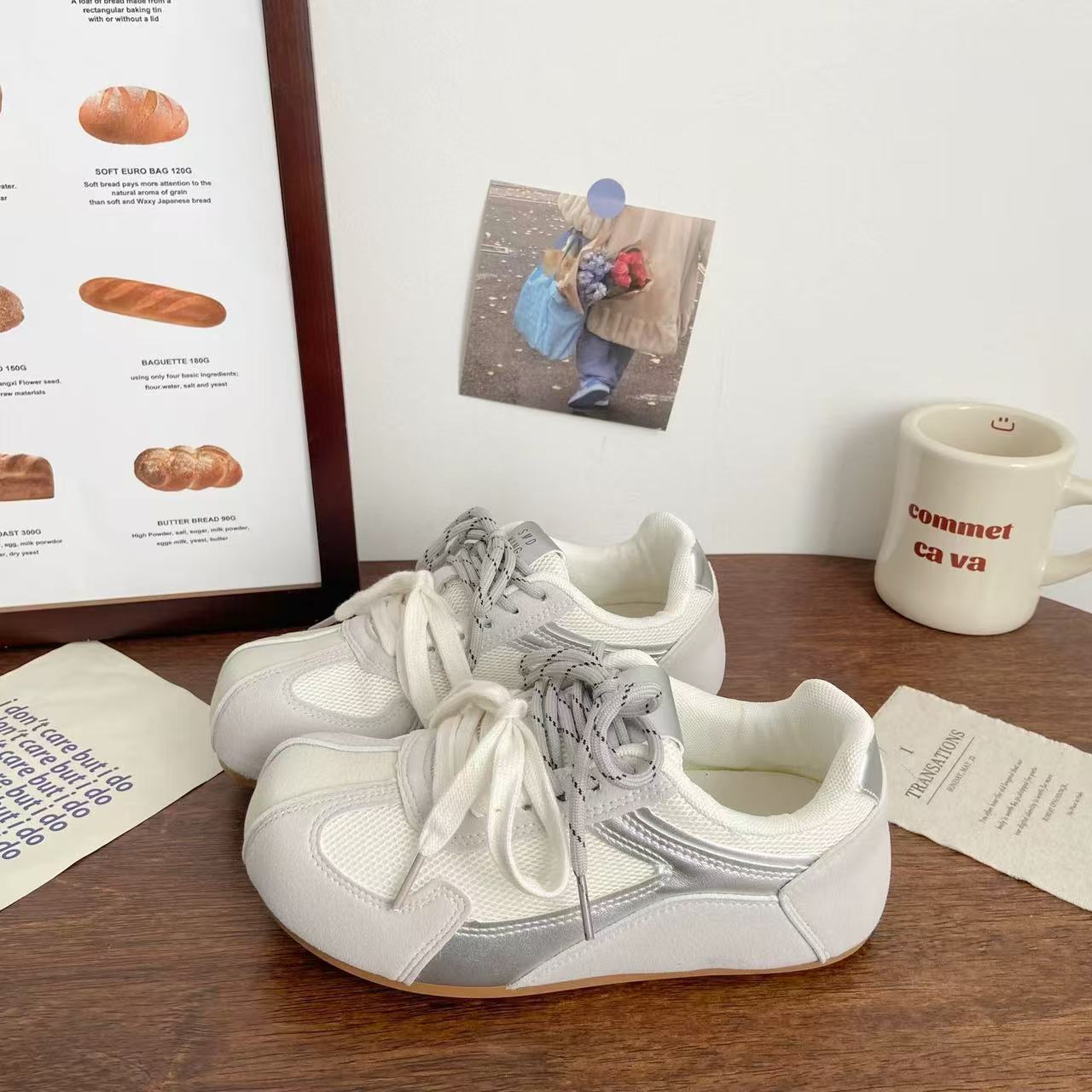 Damen Sportliche Sneakers mit atmungsaktiver Textiloberfläche und dämpfendem Sohlenprofil