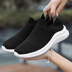 Unisex nan atmungsaktive Strick-Schlupfsneaker mit ergonomischem Memory-Fußbett R&B