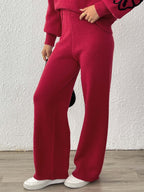 Damen Weite Strickhose R&B