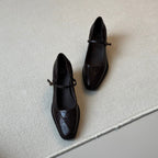 Damen elegante Riemchen-Ballerinas mit komfortabler Fußbettstruktur R&B