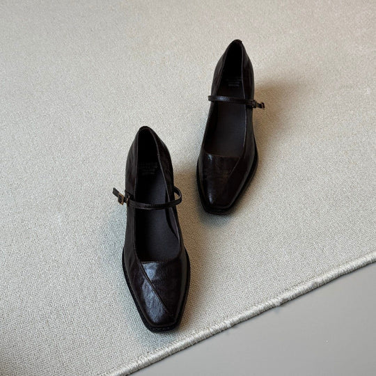 Damen elegante Riemchen-Ballerinas mit komfortabler Fußbettstruktur R&B