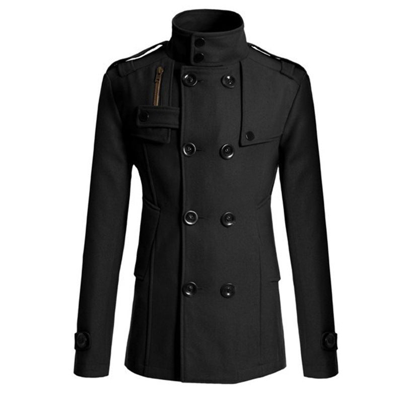 Damen Modischer Trenchcoat mit asymmetrischem Schnitt und praktischen Taschen R&B