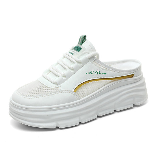 Damen Bequeme Slip-On Sneakers mit dämpfender Sohle und atmungsaktiver Oberfläche R&B
