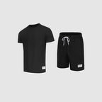 Herren stylisches Freizeit-Set mit kontrastierenden Details