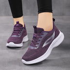 Damen Sportliche Sneakers mit dämpfender Sohle und atmungsaktivem Obermaterial