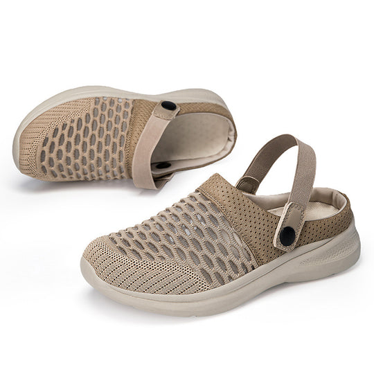 Damen Atmungsaktive Freizeitclogs mit praktischem Fersenriemen R&B