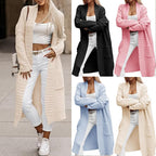 Damen Strickcardigan mit aufgesetzten Taschen und elegantem Design