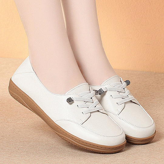 Damen Komfortable Sneaker mit elastischen Schnürsenkeln und atmungsaktivem Innenfutter R&B