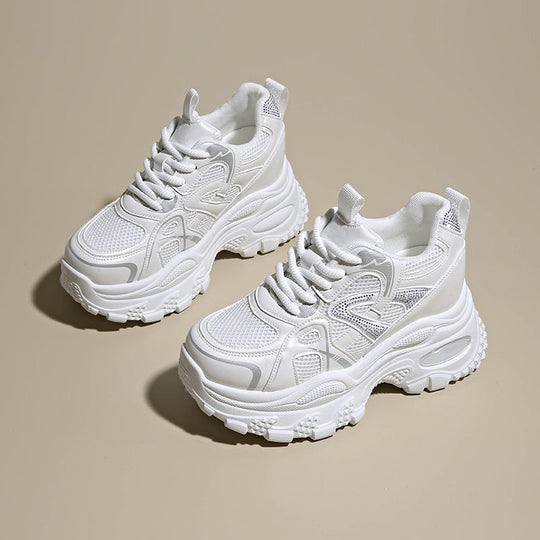 Damen Sportliche Chunky Sneakers mit atmungsaktiver Mesh-Oberfläche und robustem Design R&B