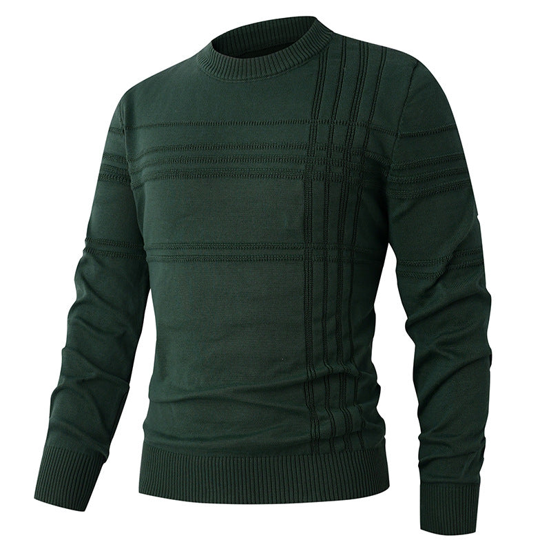 Herren feiner Strickpullover mit strukturiertem Design R&B