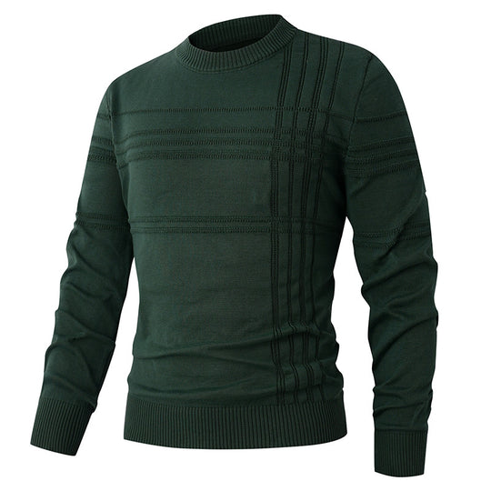 Herren feiner Strickpullover mit strukturiertem Design R&B