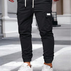 Herren Cargo-Hose mit elastischem Bund und multifunktionalen Taschen