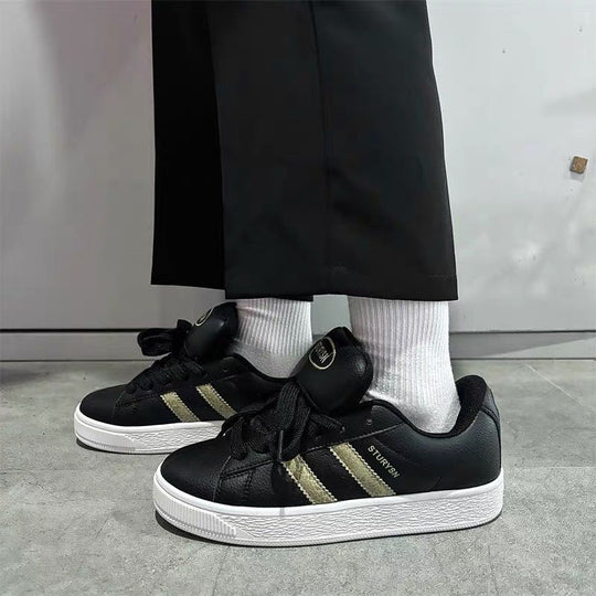 Damen modische Sneakers mit flacher Sohle und atmungsaktive Oberfläche R&B