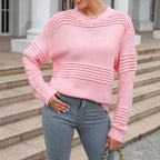 R&B | Hohlstrickpullover Mit Luftigem Muster