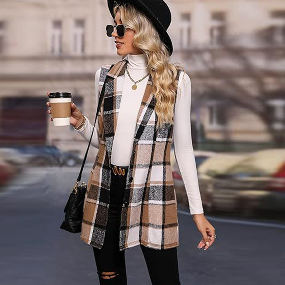Damen modischer Langblazer R&B