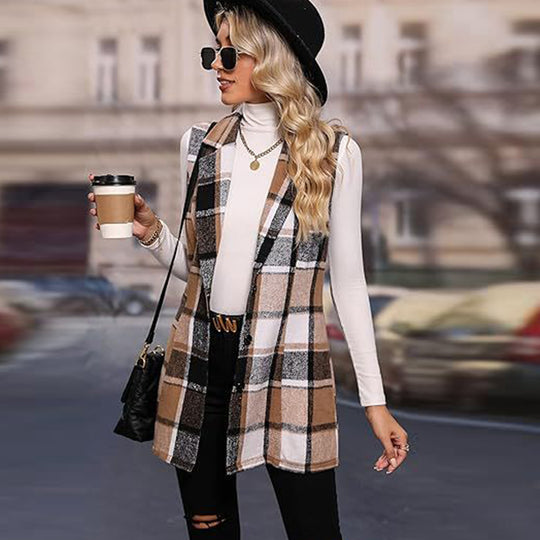 Damen modischer Langblazer R&B