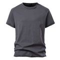 Herren lässiges Kurzarmshirt mit modischem Schnitt und atmungsaktiver Baumwolle