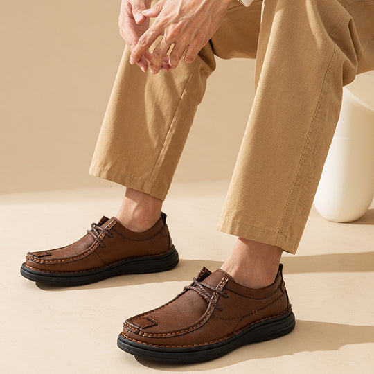 Herren Modische Schnürschuhe aus hochwertigem Kunstleder R&B