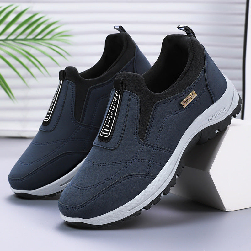 Damen komfortable Slip-On Freizeitschuhe mit rutschfester Sohle R&B