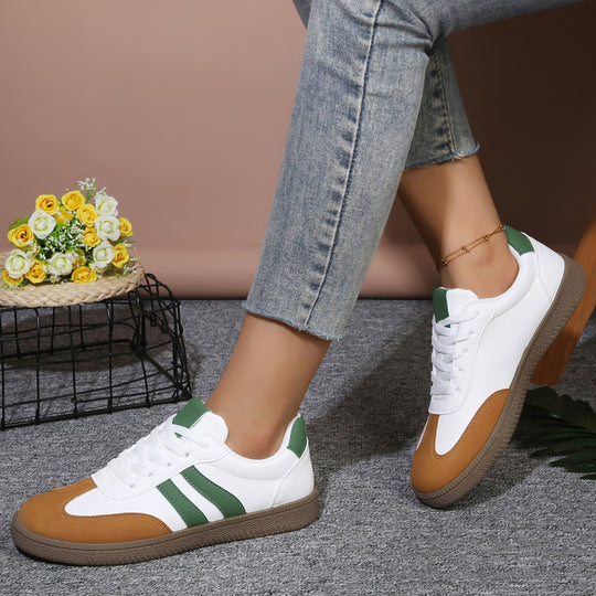 Damen klassische Freizeitsneakers mit griffiger Gummisohle und atmungsaktivem Obermaterial R&B