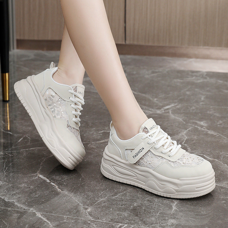 Damen modische Sneaker mit innovativer Netzstruktur und komfortabler Dämpfung R&B