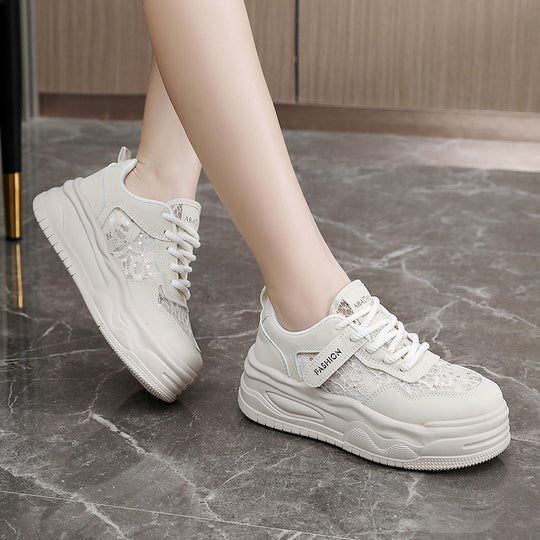 Damen modische Sneaker mit innovativer Netzstruktur und komfortabler Dämpfung R&B