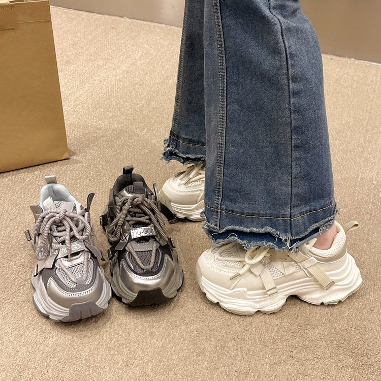 Damen Sportliche Sneaker mit atmungsaktivem Mesh-Obermaterial und strapazierfähigem Design R&B
