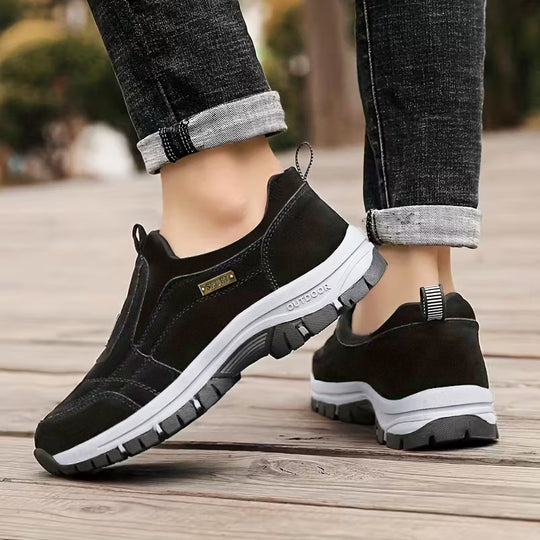Damen Sportliche Outdoor-Sneaker mit stylischem Ellastikeinsatz und rutschfester Sohle R&B