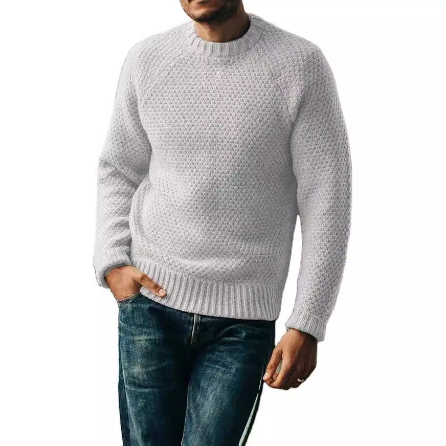Herren Strickpullover mit zeitlosem Strukturdesign R&B