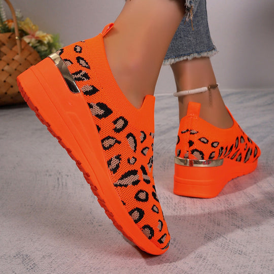 Damen atmungsaktive Slip-On Sneakers mit komfortabler Dämpfung R&B