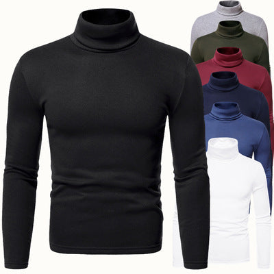 Herren Rollkragenpullover aus weichem Baumwoll-Mix