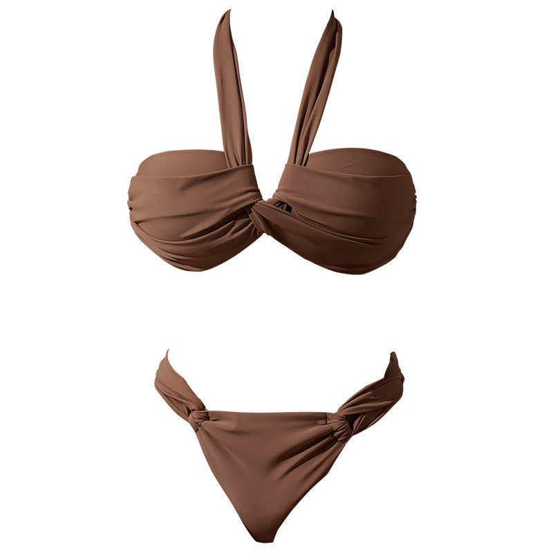 Damen Bandeau-Bikini mit innovativem Wickeldesign R&B