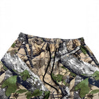 Herren Cargohose im angesagten Camouflage-Design mit elastischem Bund und praktischen Taschen R&B