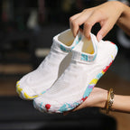 Damen Sportliche Wasserschuhe mit flexiblem Strick-Obermaterial