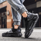 Damen Sportliche High-Top Sneakers mit strapazierfähigem Obermaterial und atmungsaktiver Struktur R&B