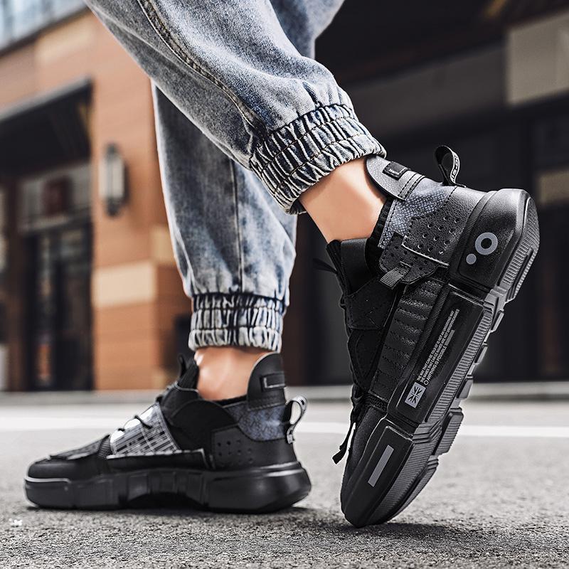 Damen Sportliche High-Top Sneakers mit strapazierfähigem Obermaterial und atmungsaktiver Struktur R&B