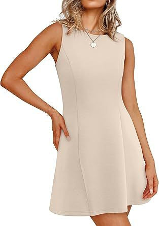 Damen ärmelloses A-Linien Kleid mit zeitlosem Schnitt R&B
