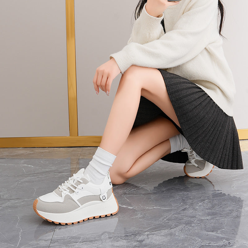 Damen Sportliche Chunky Sneakers mit hohem Tragekomfort und rutschfester Sohle R&B