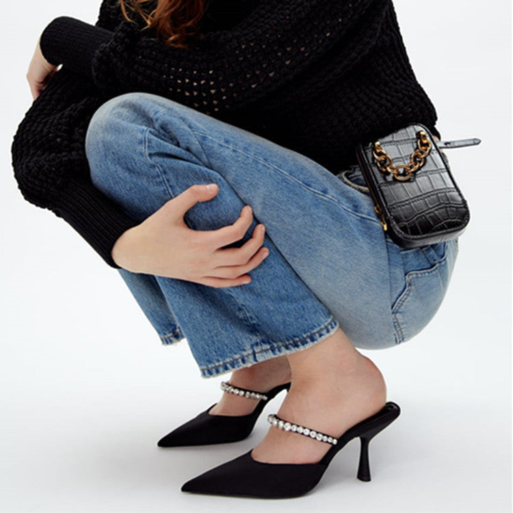 Damen Sling-Pumps mit funkelndem Riemen und elegantem Design R&B