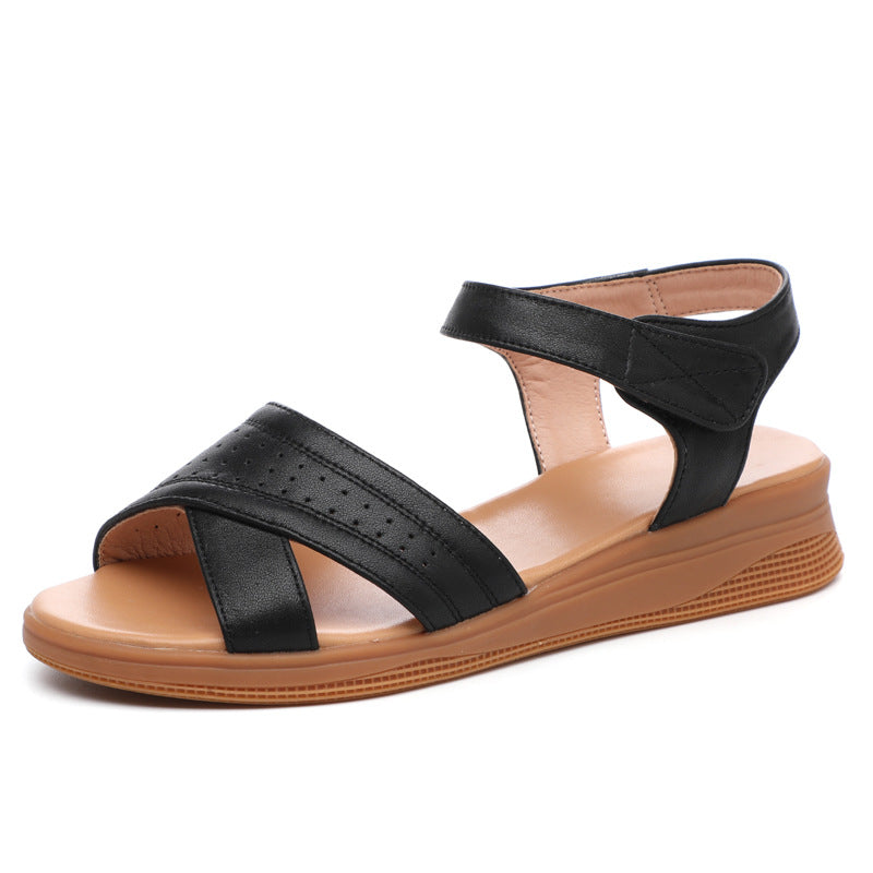 Damen Komfortable Riemchensandalen mit atmungsaktivem Obermaterial und flexiblem Fußbett R&B