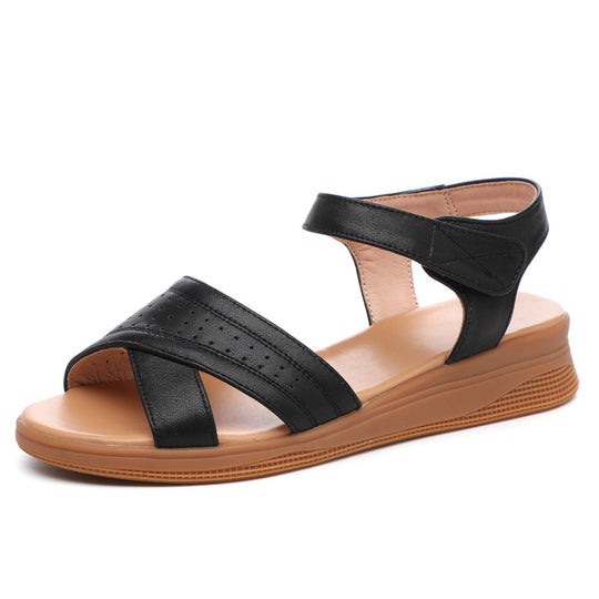 Damen Komfortable Riemchensandalen mit atmungsaktivem Obermaterial und flexiblem Fußbett R&B