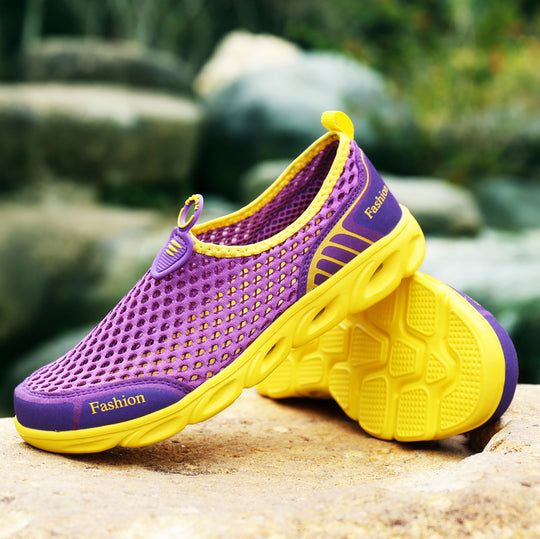 Damen Atmungsaktive Freizeitschuhe mit flexiblem Mesh-Obermaterial R&B