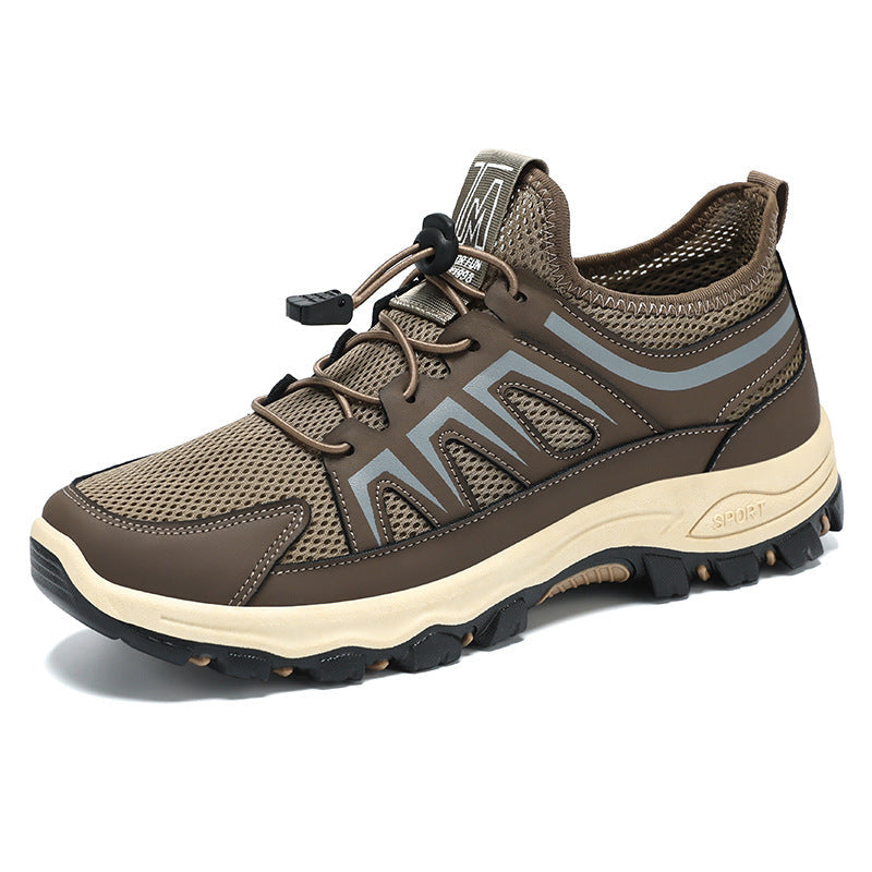 Damen Sportliche Trail-Sneaker mit atmungsaktivem Mesh-Obermaterial und rutschfester Sohle R&B